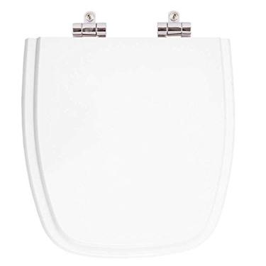 Imagem de Assento Sanitário Poliester Soft Close Savary Branco para vaso Eternit 6lpf