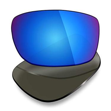 Imagem de Mryok Lentes de substituição para Oakley Conductor 8 OO4107 - Opções, Polarizado - Azul gelo, One Size