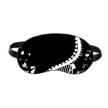 Imagem de Dinosaur Bone Bones Vegetation Sleep Eye Shield Soft Night Vlindfold Shade Cover