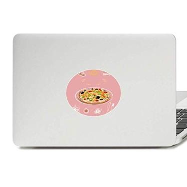 Imagem de Adesivo de notebook com emblema de vinil sortido Itália Tomate Foods Pizza