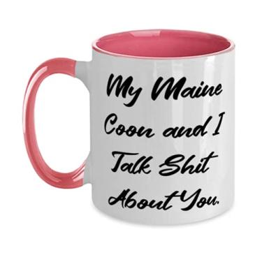 Imagem de Special Maine Coon Cat, My Maine Coon and I Talk Shit About You, reutilizável aniversário dos amantes de gatos