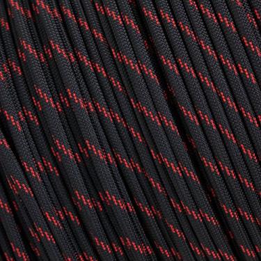 Imagem de Corda de paraquedas West Coast 10 25 50 e 100 pés Hanks e 250 300 1000 carretéis Winder & Buckle Options Tipo III 7 fios 550 cordão paraquedas muitas cores - maior seleção de corda de paraquedas, Dark Side, 100 Feet