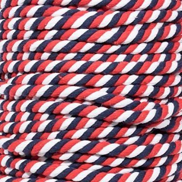 Imagem de Corda de algodão trançado natural West Coast Paracord – Corda artesanal – Corda tripla super macia e forte para esportes, decoração, artesanato, macramê, uso interno (1,27 cm x 320 m, EUA)