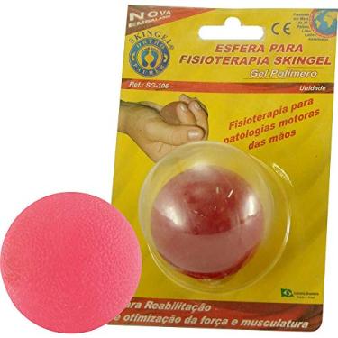 Imagem de Esfera para Fisioterapia e Reabilitação Skingel, Ortho Pauher, Vermelho, Único