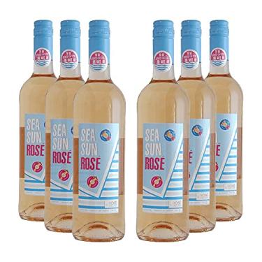 Imagem de Vinho Sea Sun Rosé by Rosé Piscine 750ml Kit 6 Unidades