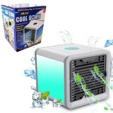 Imagem de Climatizador Ar Ventilador Luminaria Agua Cool Cooler Gelado 