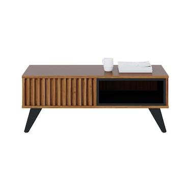 Imagem de Mesa de Centro Colibri Jeri MDP com Pés de Madeira Maciça