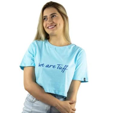 Imagem de Camiseta Cropped Azul Silk - Tuff