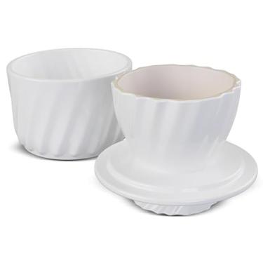 Imagem de Manteigueira Francesa Ceraflame Twist Branca 250g