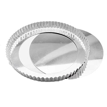 Imagem de Forma Crespa Fundo Removível 28cmx2,6cm Alumínio