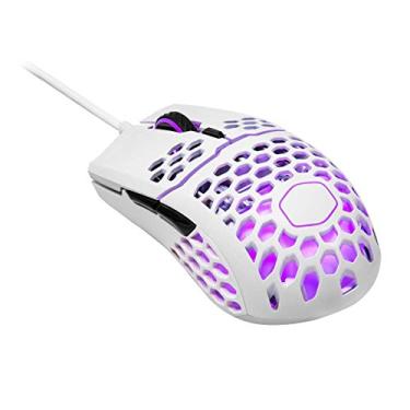 Imagem de Mouse Gaming Cooler Master MM711 60G, com Estrutura Leve de Colméia - Branco