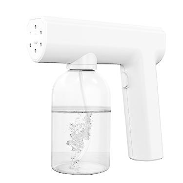 Imagem de Pulverizador portátil sem fio portátil Nano Fogger elétrico sem fio com luz azul e bateria recarregável