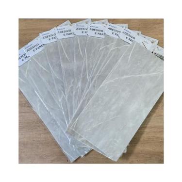 Imagem de Kit C/10 Placa Adesiva Parede Piso Painel Vinílico MARMORE-CINZA