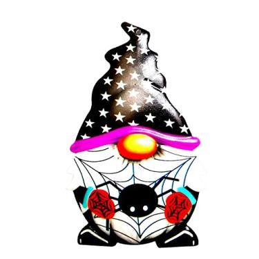 Imagem de Pingente de árvore de Halloween de metal ferro forjado artesanato suprimentos de decoração para casa árvore de férias decoração de fundo suprimentos decorações de árvore de Halloween