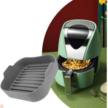 Imagem de Forma de Silicone Quadrada Fritadeira 20x20cm para Air Fryer