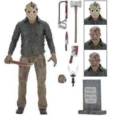 Imagem de Sexta-feira 13 FREDDY VS JASON 7" Action Figure Ultimate Vo