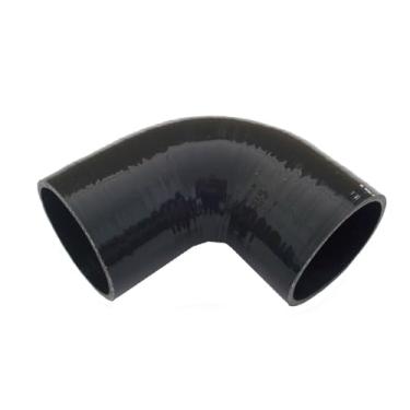 Imagem de JOIUYOLJ Acoplador de mangueira de silicone de cotovelo de 90 graus ID 7.6 cm (76 mm) para intercooler turbo universal tubo de admissão de ar direto reforçado 4 camadas 5,4 mm (90-ID76)
