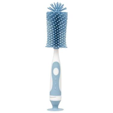 Imagem de Escova Para Mamadeiras Silicone Azul Buba