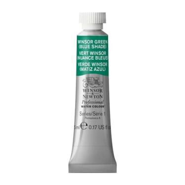 Imagem de Winsor & Newton Aquarela profissional, tubo de 5 ml, sombra azul verde Winsor