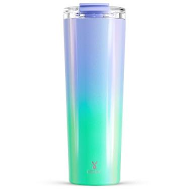 Imagem de Meoky Caneca de café de viagem de 850 g com tampa à prova de vazamento, copo de café isolado de aço inoxidável, mantém quente por 8 horas ou frio por 24 horas, cabe no suporte de copo de carro