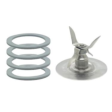 Imagem de Para peças de reposição Oster Blender Lâmina de gelo com quatro anéis de vedação de borracha Kit de atualização de acessórios