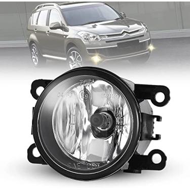 Imagem de TULALUX Luzes de neblina compatíveis com Nissan, Honda, Ford, Acura, Subaru, Suzuki, Lincoln, Jaguar, acessórios, farol de neblina, substituição 4F9Z15200AA, lente transparente, 1 peça (esquerda =