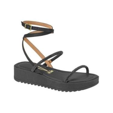 Imagem de Sandália Flat Vizzano 2 tiras Cristal Pelica-Feminino