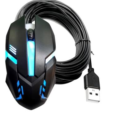 Imagem de YOTETION Mouse USB A longo de 30 m – Mouse com fio de alto desempenho para Windows PC, laptop, Mac, Chromebook, uso à direita ou à esquerda