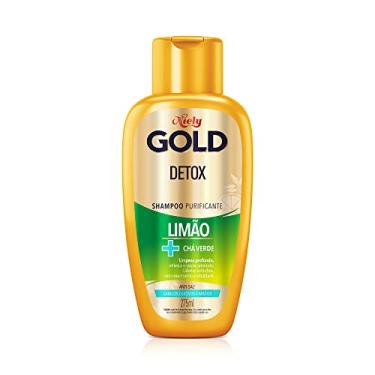 Imagem de Shampoo Niely Gold Detox Limão + Chá, 275ml, Incolor