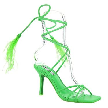 Imagem de Steve Madden Sandália feminina de salto Bryden, Verde, 9