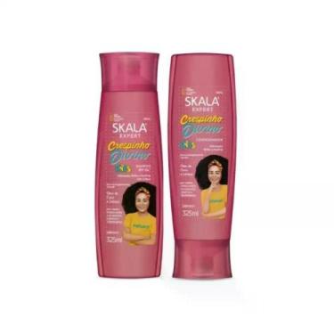 Imagem de Kit Shampoo E Condicionador Crespinho Skala Vegano 650ml