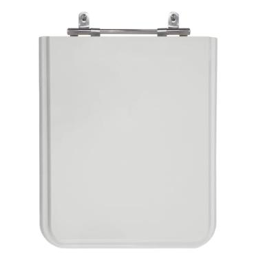 Imagem de SICMOL, Assento Sanitário Square Cinza Platina (claro) Tampa Para Vaso Incepa De Madeira Laqueada - Sb