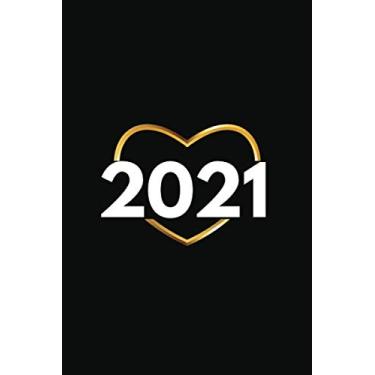 Imagem de 2021: Classic Black Planner & Calendar. Weekly and Daily Personal Organizer