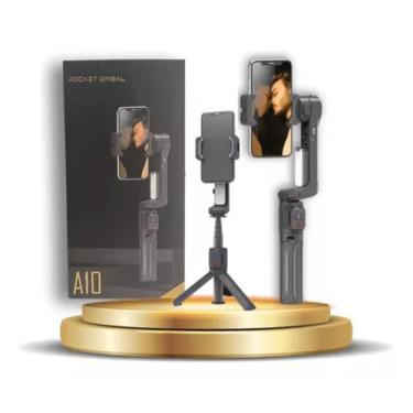 Imagem de Estabilizador Celular Gimbal Pau De Selfie Tripe Bluetooth - POCKET GI