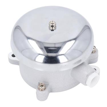 Imagem de Campainha de Alarme de Incêndio, Campainha Elétrica de Liga de Alumínio à Prova de Explosão Com Som Alto, Campainha Multifuncional para Evacuação de Emergência (24V)