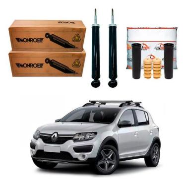 Imagem de Kit Amortecedor Traseiro Sandero Stepway 1.6 2014 A 2019 - Monroe