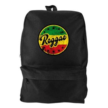 Imagem de Mochila Bolsa Masculina Basica Escolar Pega a Visão Estampado Reggae -