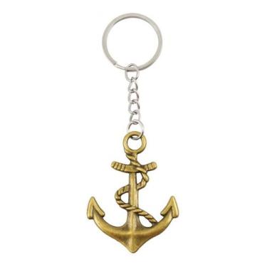 Imagem de Chaveiro Chaveirinho Metal Miniatura Mini Âncora Navio 5.5c - Taimes, 