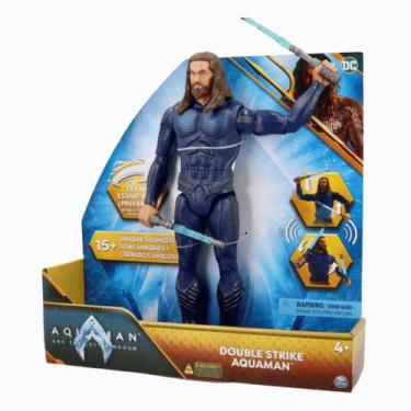 Imagem de Figura Aquaman Double Strike c/ Som 30 cm Spin Master 3453 - Sunny Bri