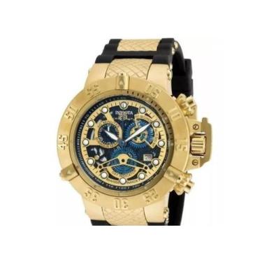 Imagem de Relógio Masculino Subaqua Preto 18526 Á prova dágua - IVCT