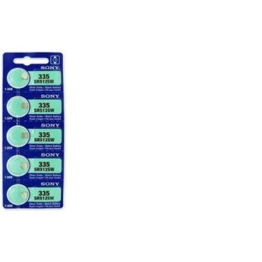 Imagem de 5 Pilha Sony 335 Sr512Sw Relógio Original