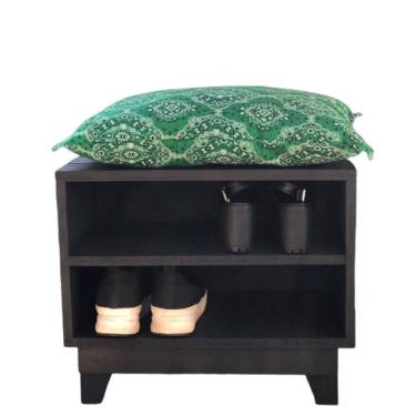 Imagem de Puff Sapateira Black Bandana