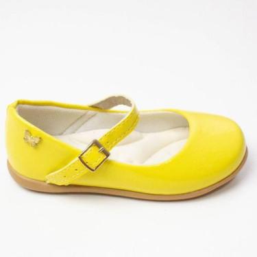 Imagem de Sapatilha Menina Verniz Casual Lisa Batizado Moda Blogueirinha Infanti