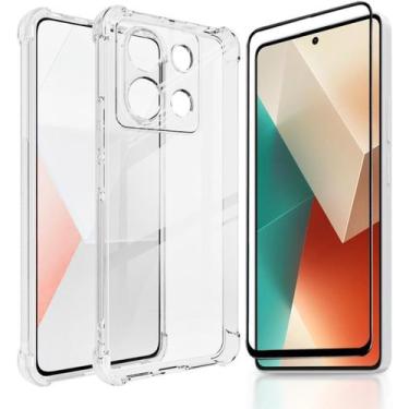 Imagem de Capa Capinha Anti Impacto e Película De Vidro 3D 9D Para Xiaomi Redmi 