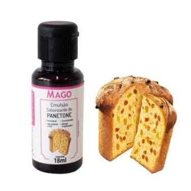 Imagem de Emulsão Saborizante De Panetone 18ml Mago Receitas Natal Massa Cupcake