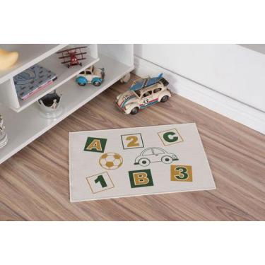 Imagem de Tapete Infantil Natural ABC Verde 45X70CM - FASTLAR