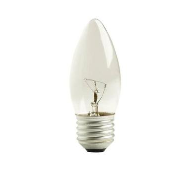 Imagem de Lâmpada Incandescente Vela Lisa Clara E27 40W 127V Toplux - TOPLUX ILU