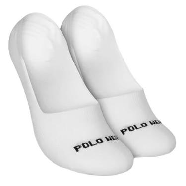 Imagem de Kit Meia 3 Pares Sapatilha Masculina Casual Em Algodão Polo Wear 004pw