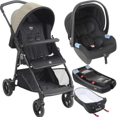 Imagem de Carrinho de Bebe Moises Bebe Conforto Base Burigotto Lui Sand