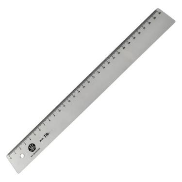 Imagem de Regua em Pvc Transparente Tr-60 Trident 60cm